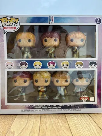 BTS 7개 세트 Funko Pop! 피규어