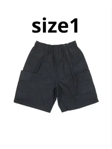 KAJA NYLON CARGO SHORTS black 사이즈 1 ovy