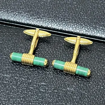 던힐 커프스 dunhill 맬러카이트 그린