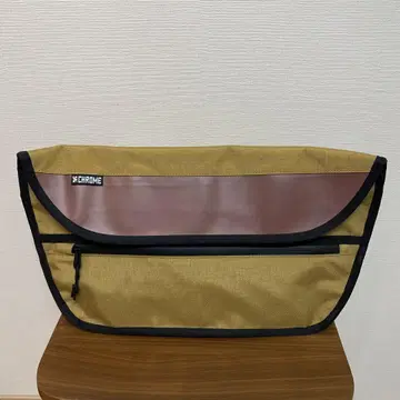 크롬 심플 메신저 우드스루시/브라운