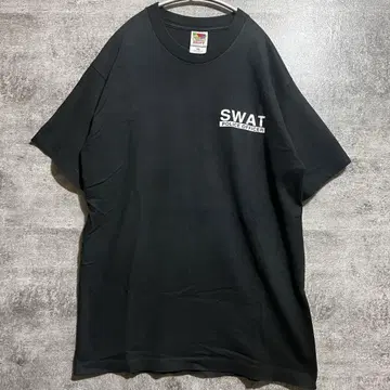 90년대 미국 경찰 특수부대 SWAT 스와트 티셔츠 서바이벌 게임 싱글