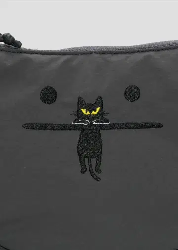새상품 뷰티풀 섀도우 고양이 모자 자수 숄더백 그라니프