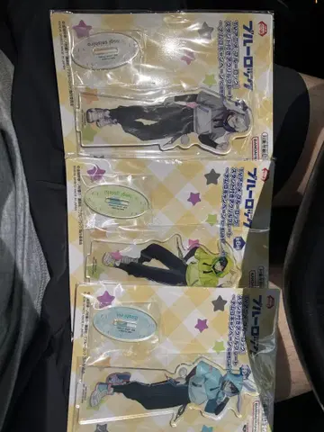 블루 록 아크릴 플레이트 3개 묶음 판매 namco 한정판