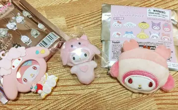 산리오 마이멜로디 3개 세트 묶음 판매 치이카와 (먼작귀)