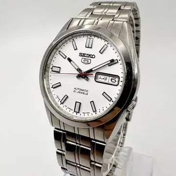 작동 제품 세이코 5 자동 감기 AUTOMATIC 21 JEWELS