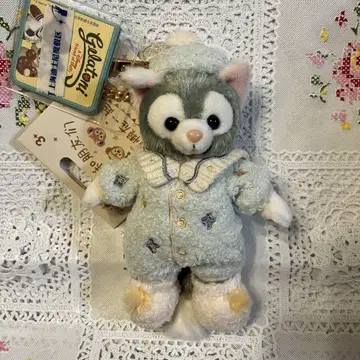 상하이 디즈니 젤라토니 봉제 인형 키체인 파자마 릴랙스