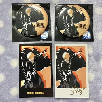BLEACH WORLD 캔뱃지 인스턴트 사진풍 시트 쿠로사키 이치고