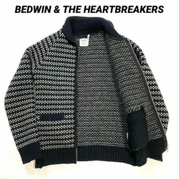 BEDWIN 숄카라 코위찬 니트 JACO 사이즈 2 베드윈
