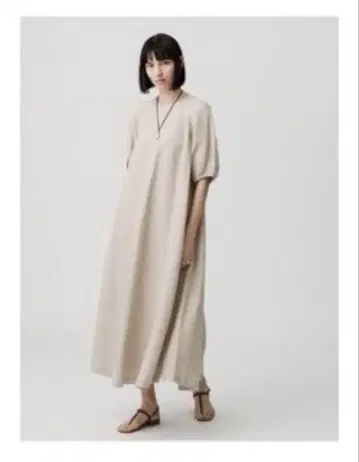론 헤르만 린넨 원피스 Flare Linen Dress