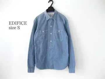 에디피스 EDIFICE 긴팔 셔츠 S 코튼 417 남성용 셔츠