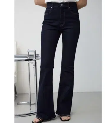 MOUSSY 데님 블랙 S