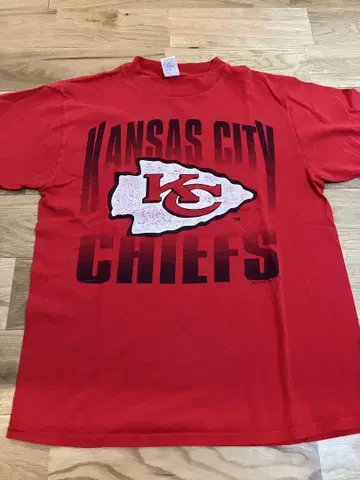 90s KANSAS CITY CHIEFS 티셔츠 USA제