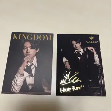 KINGDOM NAOTO 포토 카드