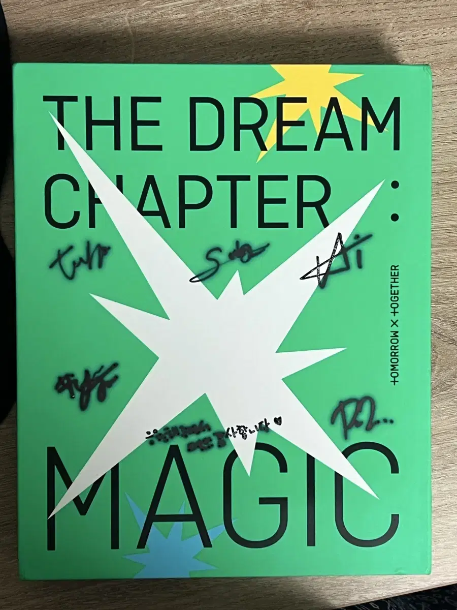 Tomorrow X Together TXT Yeonjun Soobin Beomgyu Taehyun Huening wts 943 Magic Autographed Album