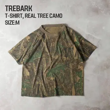 TREBARK 90s 리얼 트리 카모 티셔츠 M