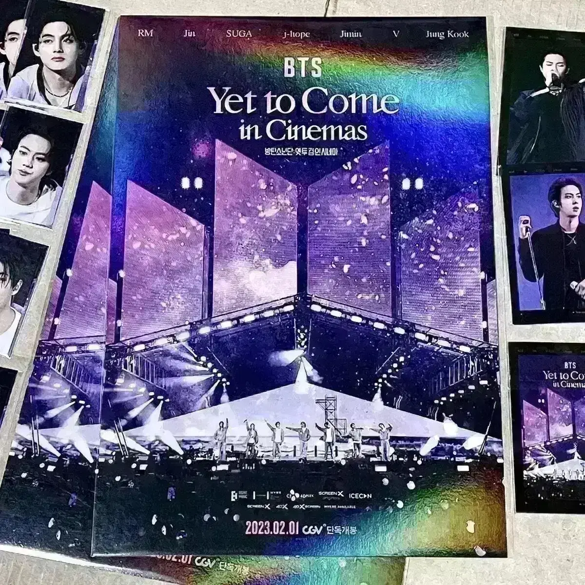 BTS Bts Cinema Yet to Come poca bangtan CGV wts Jin Seokjin