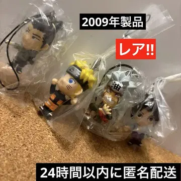 NARUTO 나루토 지라이야 등 4종 세트 피규어 스트랩