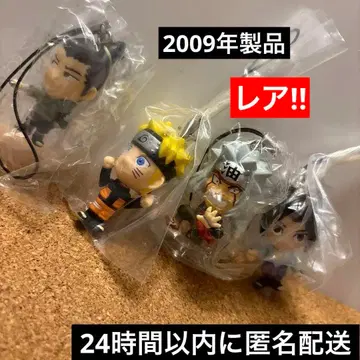 NARUTO 나루토 지라이야 등 4종 세트 피규어 스트랩