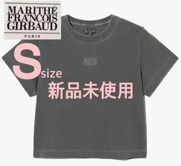 마리테 MARITHE LOGO PIGMENT CROP TEE 티셔츠