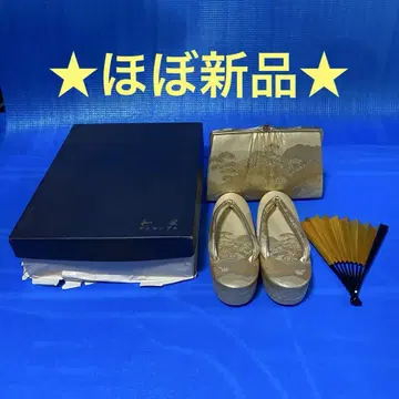 일본 정통의상 소품 조리 백 부채 세트 관혼상제
