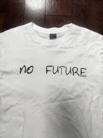 넘버나인 no future 티셔츠 3 화이트