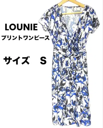 LOUNIE 꽃무늬 프린트 원피스 36