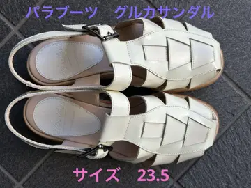 파라부트(Paraboot) 구르카 샌들/화이트 사이즈 (23.5)