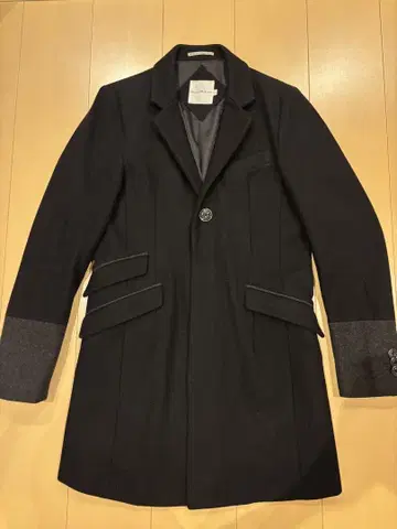 Dean&McQueen 체스터 코트 블랙 울