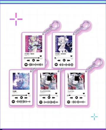 니디가 전 3 격렬한 이모 CD 아크링 키링 컴플리트 세트 블라인드 랜덤