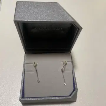 스타 주얼리 다이아몬드 귀걸이 문 세팅
