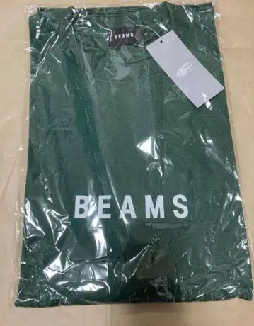 BEAMS 그린 티셔츠