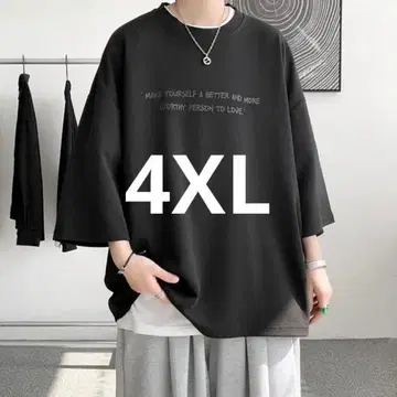 티셔츠 반팔 남성용 빅 실루엣 스트릿 여름