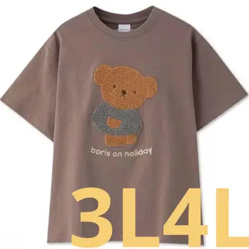 미피 보리스 반팔 티셔츠 사가라 자수 3L 4L