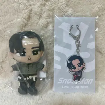 Snow Man 메구로 렌 스노우  아크릴 키링  봉제 인형