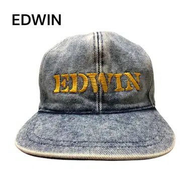 EDWIN 데님 캡 에드윈 데님 모자 90년대
