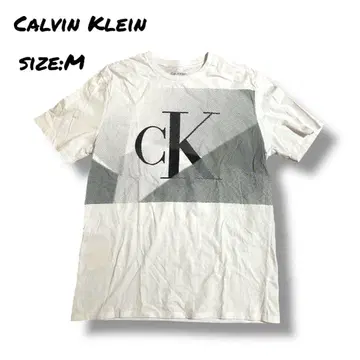 새상품급 캘빈클라인 SS GRAPHIC TEE 그래픽 M