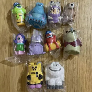 픽사 몬스터 주식회사 소프트 비닐 퍼펫 마스코트 전 10종 컴플리트