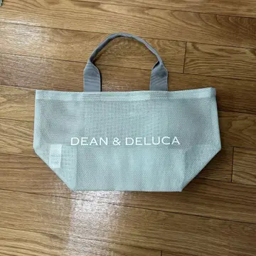 DEAN & DELUCA 메쉬 토트백 S 사이즈 민트 블루
