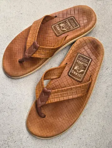 Island slipper 브라운 플립플랍