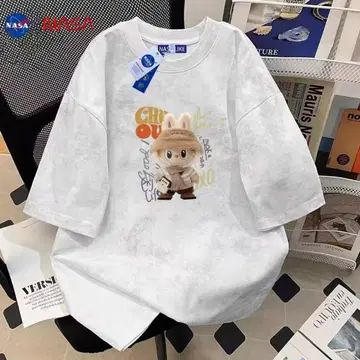 NASA 캐릭터 그래픽 티셔츠