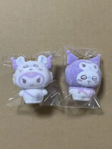 산리오 치이카와 시크릿 플로키 마스코트 참 쿠로미 모몽가