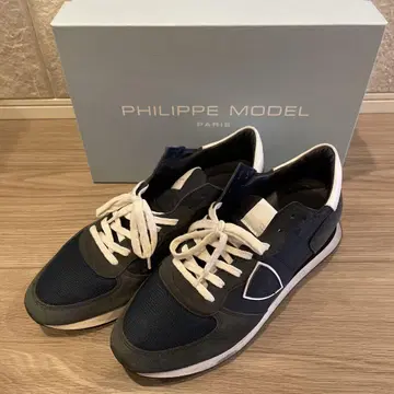 PHILIPPE MODEL 네이비 스니커즈 TZLU2117