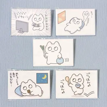 모즈쿠 캔뱃지 크리에이터 크레인 5개 세트