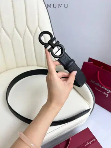 살바토레 페라가모 벨트 더블 간치니 리버서블 길이 조절 가능