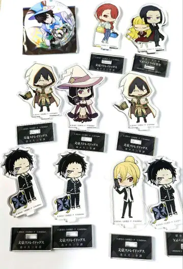 문호 스트레이독스 미치이 개 괴담 콜라보 카페 본점 굿즈 세트