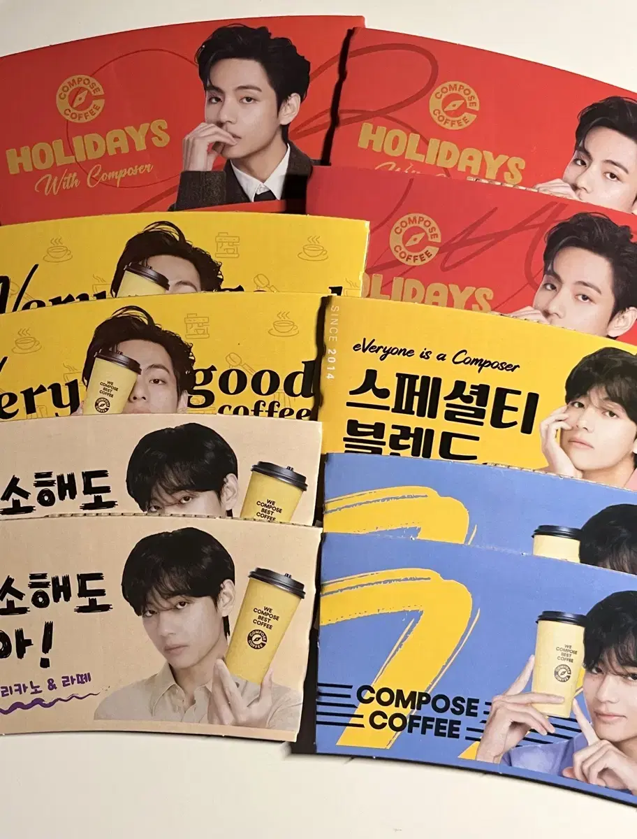 컴포즈 뷔 김태형 컵홀더 일괄