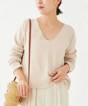 Plage natural V 풀오버
