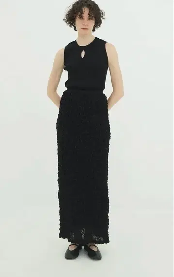 SHIRRING STRAIGHT SKIRT 사이즈 2 미사용 새상품