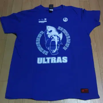 ULTRAS 근육맨 티셔츠 파란색 L 사이즈