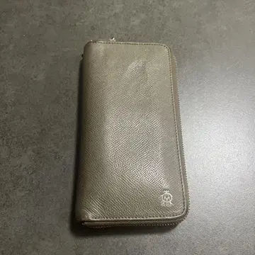 [중고] 던힐 장지갑 카키